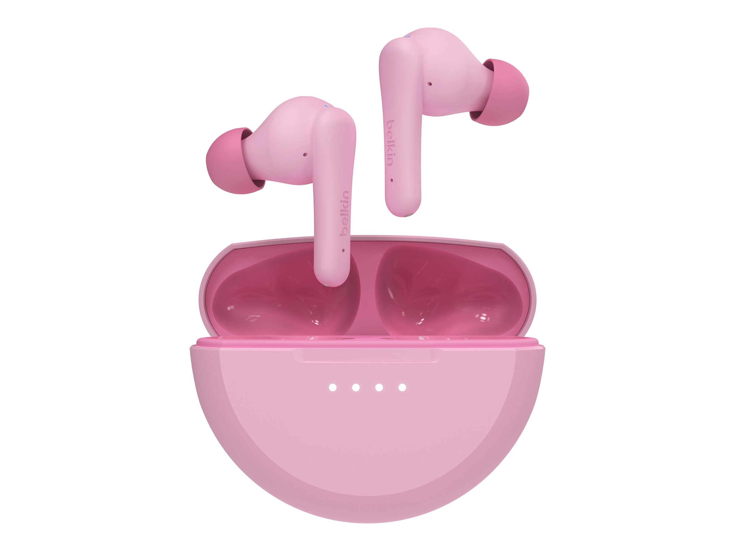Belkin SoundForm Nano 2 for Kids Kabellose In-Ear Kopfhörer mit Mikrofon Pink