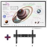 Samsung Flip Pro WM55B Flipchart 138,7 cm 55 Zoll inkl. Neomounts LEVEL-850 WL30S-850BL16 Wandhalterung & Tray CY-TF65BBC (LH55WMBWBGCXEN+WL30S-850BL16)