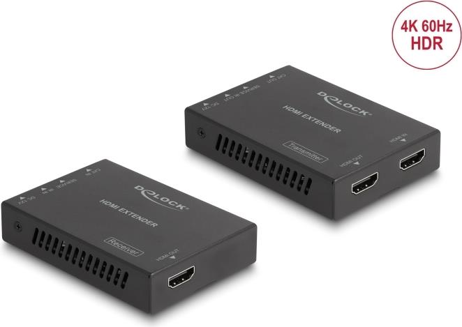 Delock HDMI Extender Setüber Cat.6 Kabel 4K 60 Hz 50 m (65955)