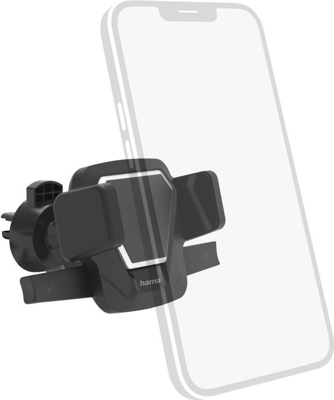 Hama Auto-Handyhalterung Easy Snap für Lüftung, 360 Grad drehbar, universal (00201509)