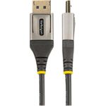 StarTech.com 3ft (1m) VESA Certified DisplayPort 1.4 Cable, 8K 60Hz HDR10, Ultra HD 4K 120Hz DP Video Cable, DisplayPort to DisplayPort Cable, DP Cord for Monitors/Displays, M/M (DP14VMM1M)