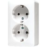 Jung Steckdose SCHUKO 6020KIAWW 2fach (6020KIAWW)