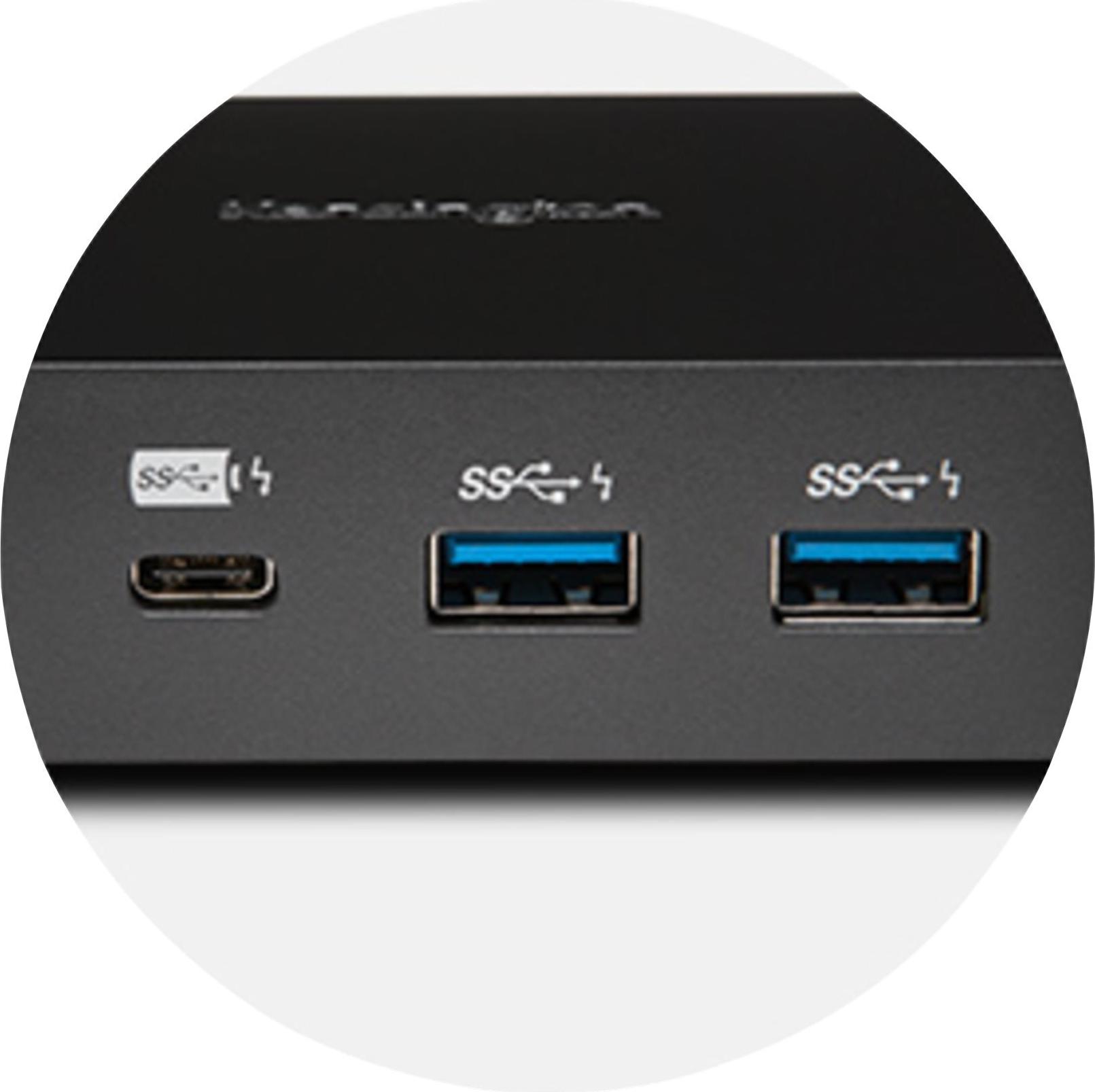Kensington SD2000P USB-C 4K Nano Dock 60 W Power Delivery Schwarz