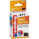Edding Tintenpatrone ersetzt Epson 33XL / T3351 Kompatibel einzeln Schwarz EDD-571 18-571 (18-571)