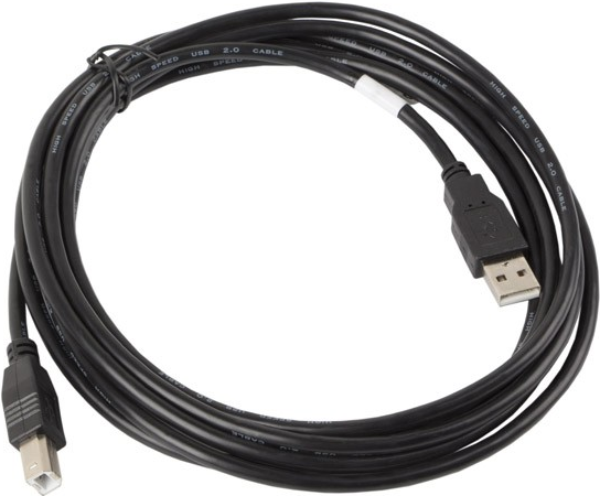 Kabel Lanberg CA-USBA-10CC-0018-BK (USB 2.0 M - USB 2.0 M; 1,8 m; kolor czarny) (CA-USBA-10CC-0018-BK)