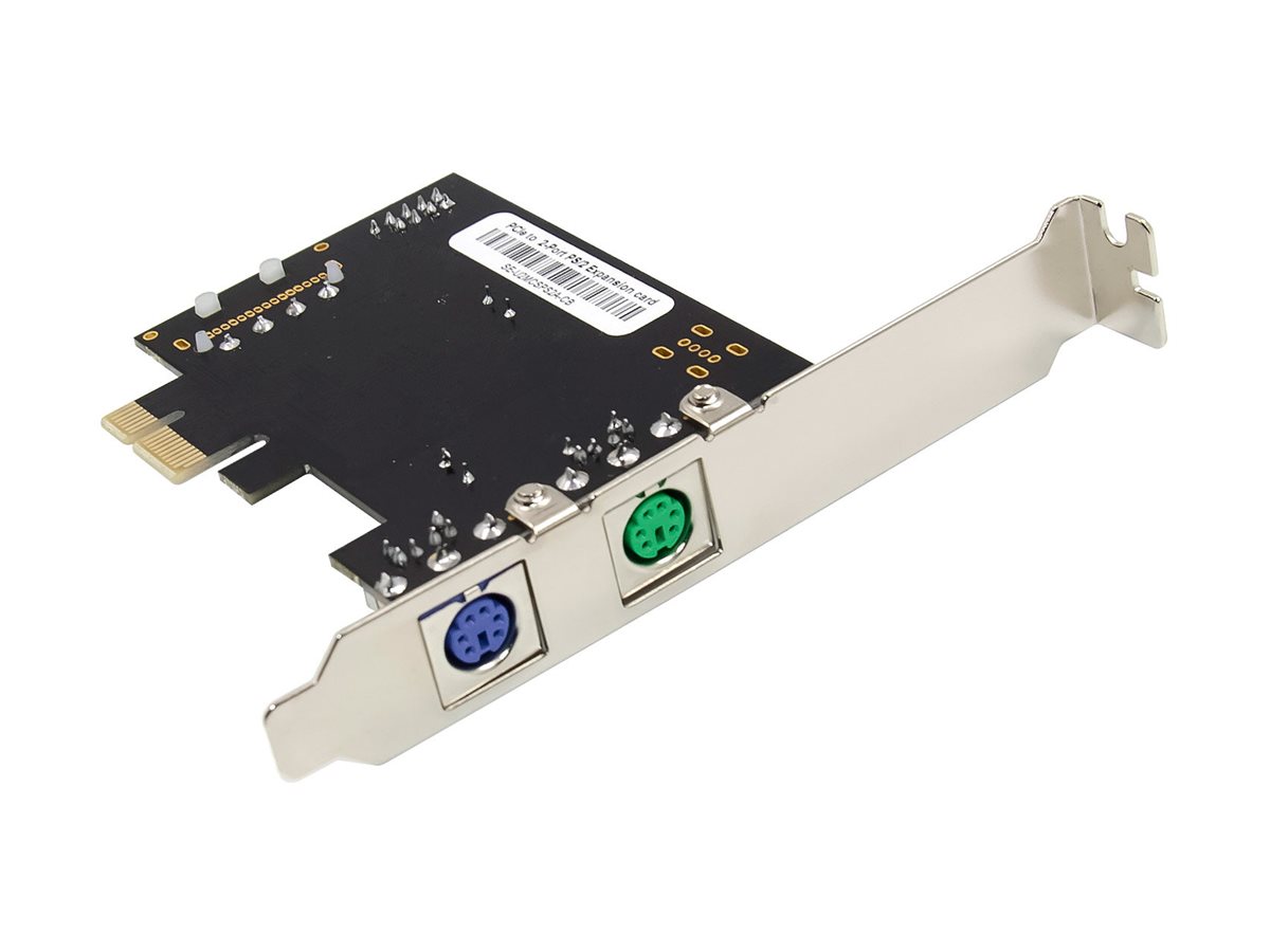 InLine 76620P Schnittstellenkarte 2x PS/2 PCIe 1.1 Low-Profile