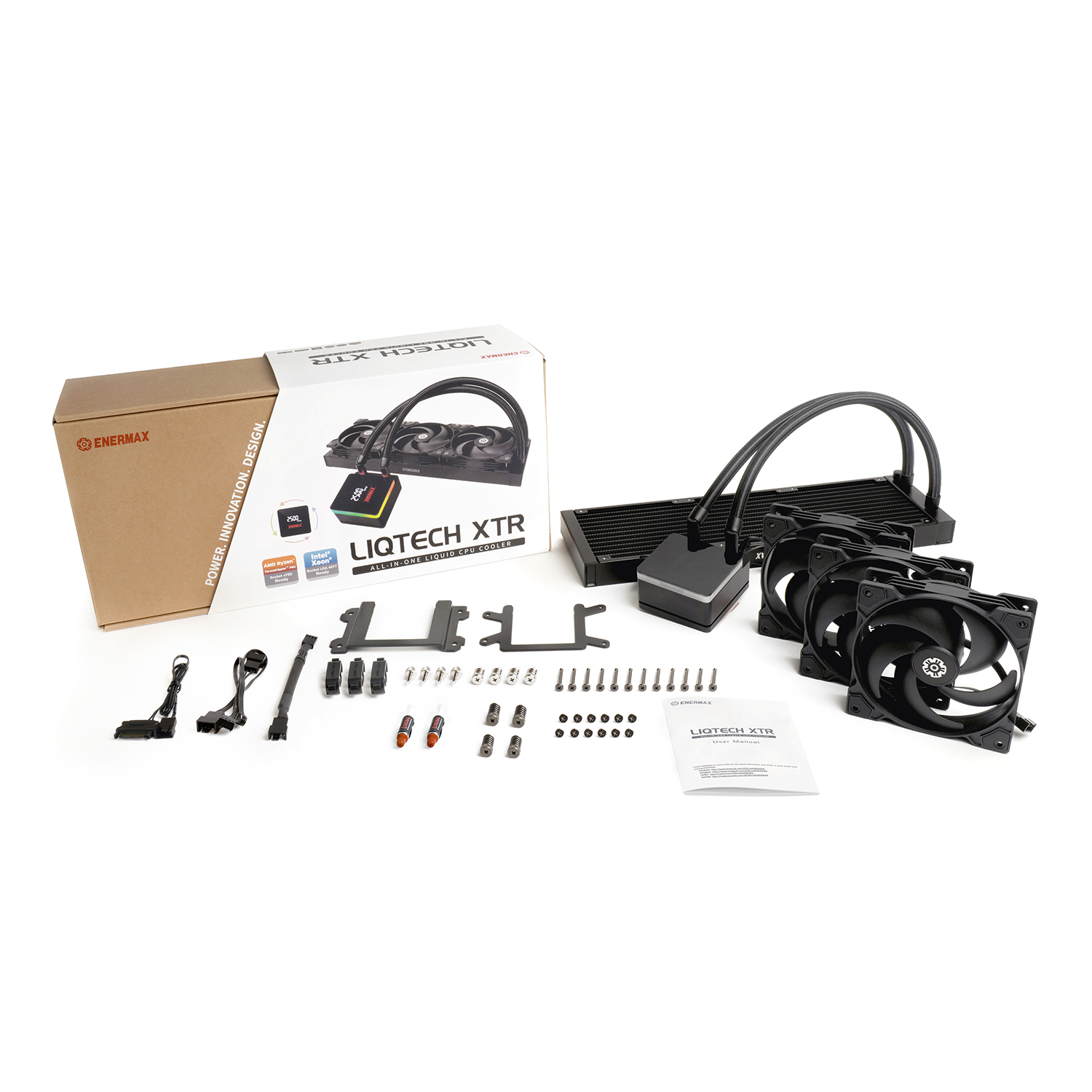 Enermax LiqTech XTR 360 mm Prozessor-Flüssigkeitskühlsystem Schwarz