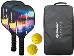 SCHILDKRÖT Pickleball Set Inhalt: 2 Schläger und 2 TPE Lochbälle (1x Indoor mit 26 - 1 Stück (970160)