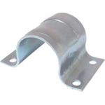 S/CONN maximum connectivity Mastschelle, Stahl verzinkt, mit Zusatzklemmriefen, Rohr 48 - 50 mm (89856)