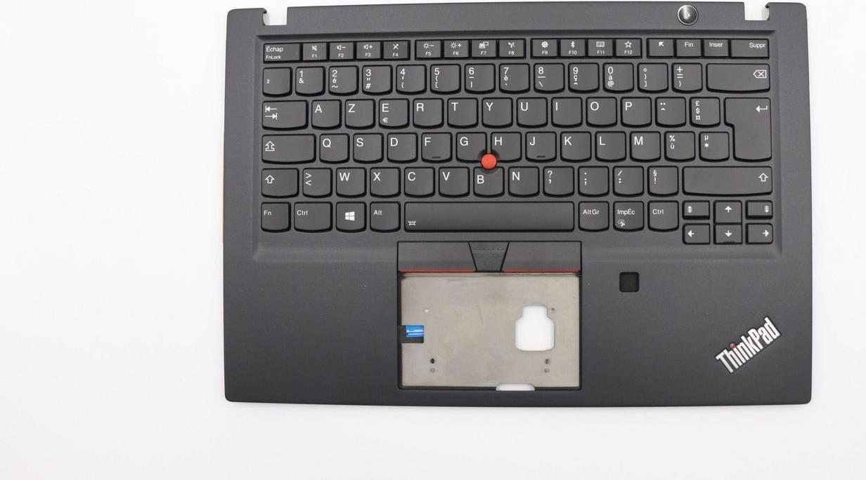 Lenovo TopCover with Keyboard French w/ Backlit and FPR, Bla (02HM319)