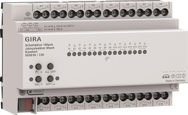 Gira Schalt-, Jalousieaktor 16f/8f 16 A 503800 (503800)