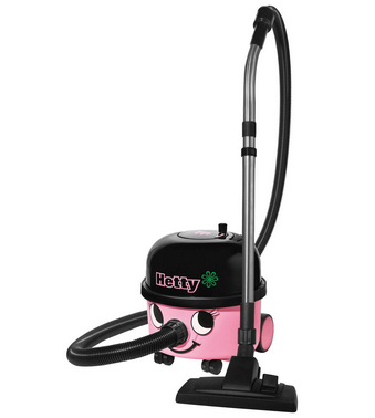 Numatic Hetty HET200-12 Standstaubsauger 620 W HEPA 9 l Staubbeutel Schwarz/Pink