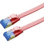 VALUE Patchkabel Kat.6A (Class EA) FTP, extra-flach, rot, 1,5 m (21.99.2124)