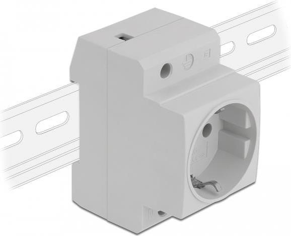 Delock Schutzkontakt-Steckdose für Hutschienenmontage 5 Stück (11472)