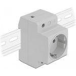 Delock Schutzkontakt-Steckdose für Hutschienenmontage 5 Stück (11472)