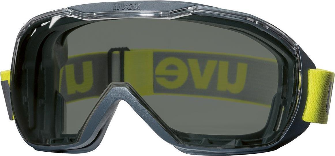 Uvex 9320281 Schutzbrille/Sicherheitsbrille Anthrazit - Limette (9320281)