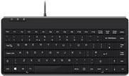Perixx PERIBOARD-409 P, DE, Mini PS/2-Tastautur, 2 Hubs, schwarz (PERIBOARD-409 P)