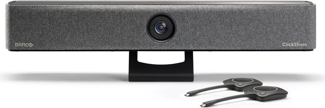 Barco ClickShare Bar Pro All-in-One Videoleiste für drahtlose Konferenz - KI 4K-Kamera, USB-C, AirPlay, Miracast, WLAN  (R9861633EUB2)