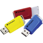 Verbatim USB-Stick 3x 16GB 3.2 Store'n Click Gen1 ro,bl,gb extern retail (49306)