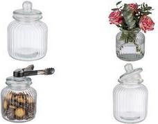 APS Vorratsglas COOKIEGO, 3,7 Liter Behälter aus Glas, inkl. Glasdeckel mit Dichtung, - 1 Stück (82269)