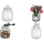 APS Vorratsglas COOKIEGO, 3,7 Liter Behälter aus Glas, inkl. Glasdeckel mit Dichtung, - 1 Stück (82269)