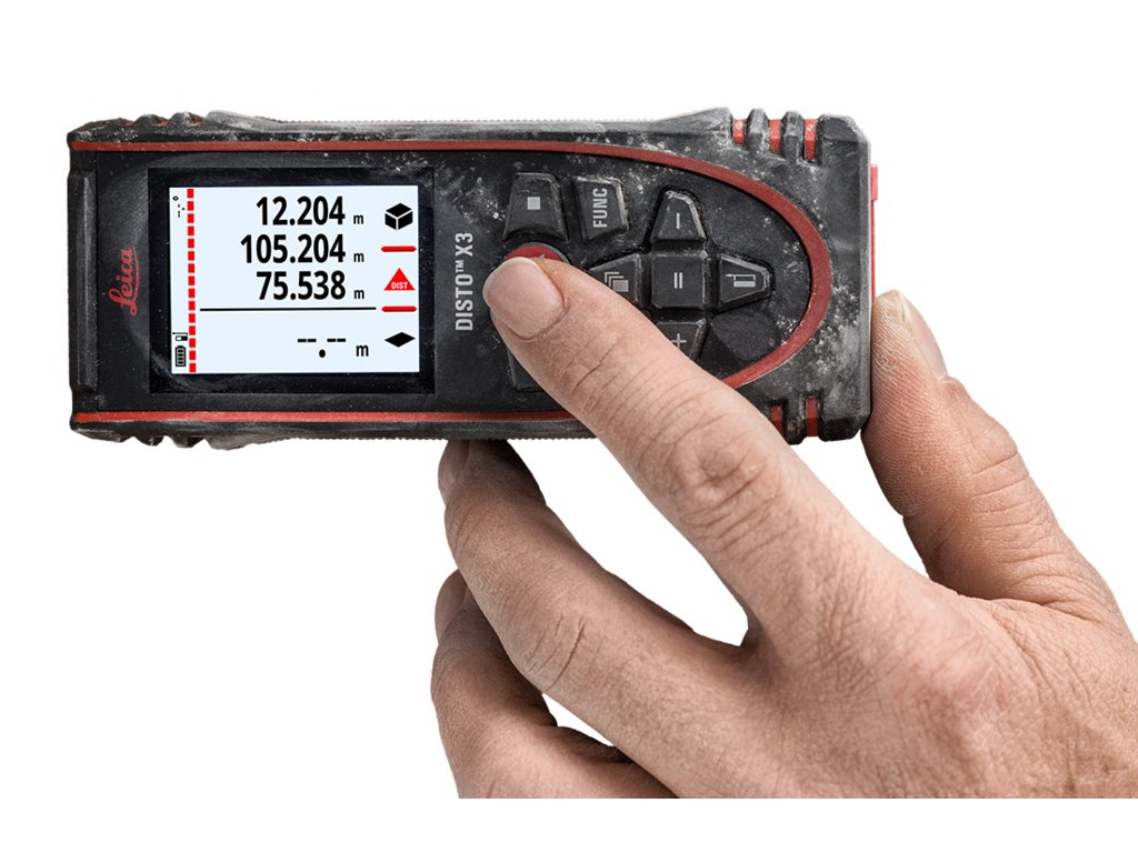 Leica DISTO X3 Laser-Distanzmessgerät 150 m Schwarz