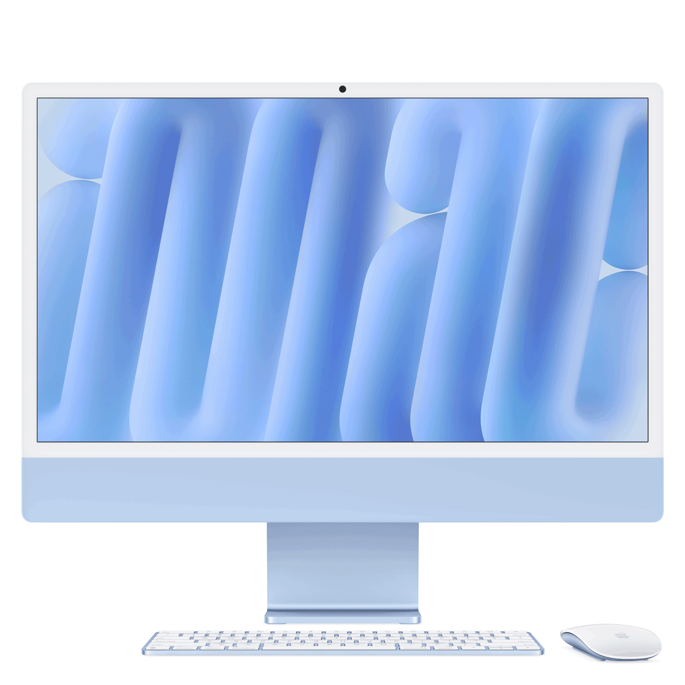 Apple 24-inch iMac with Retina 4.5K display: M4 chip with 10-core CPU and 10-core GPU, 24GB, 512GB SSD - Blue (MD2T4D/A)