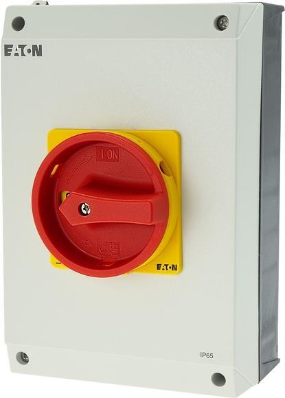 Eaton P3-63/I4/SVB/HI11 Elektroschalter Drehschalter 3P Rot - Gelb (207348)