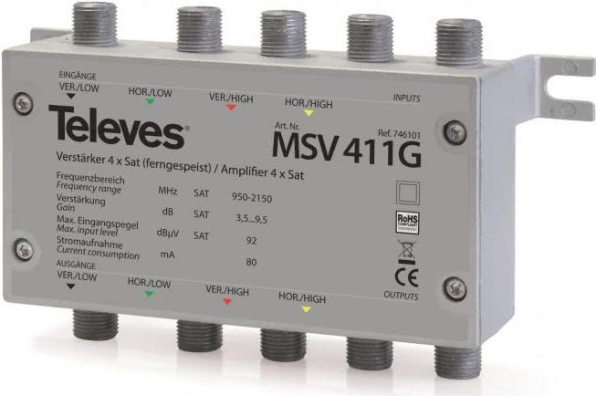 Verstärker 4xSAT MSV411G (MSV411G)