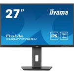 iiyama ProLite XUB2797QSU-B1 27" WQHD IPS Display schwarz 68.5cm (27"), 2560 x 1440 IPS 100Hz, 1ms, HDMI, DisplayPort, Lautsprecher 2x 2W, VESA 100 x 100, höhenverstellbar, neigbar, Pivot, drehbar, EEK: E (22kWh/1000h, 69cm), 2x USB3.2 Gen1 Hub (XUB2797QSU-B1)