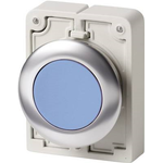 Eaton M30C-FDR-B Druckschalter flach, rund, verchromt Blau 1 St. (182947)