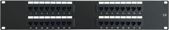 DSIT Patchpanel 19" CAT6 UTP (DS-Patch6-32UTP)