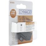 Schwaiger TST4215533 cable gender changer TAE-F RJ-45 Schwarz (TST4215533)