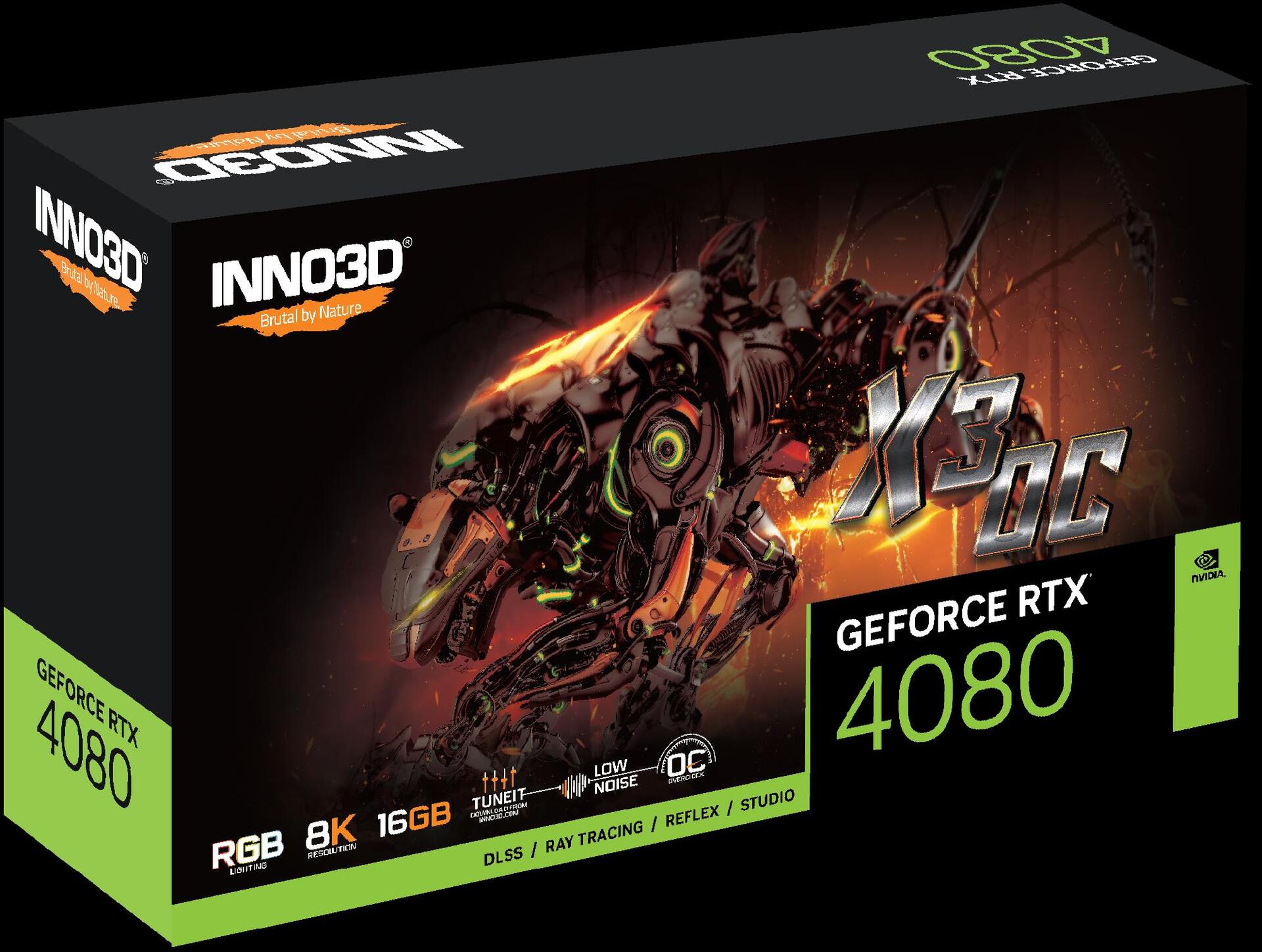 Inno3D GeForce RTX 4080 X3 OC (N40803-166XX-187049N)
