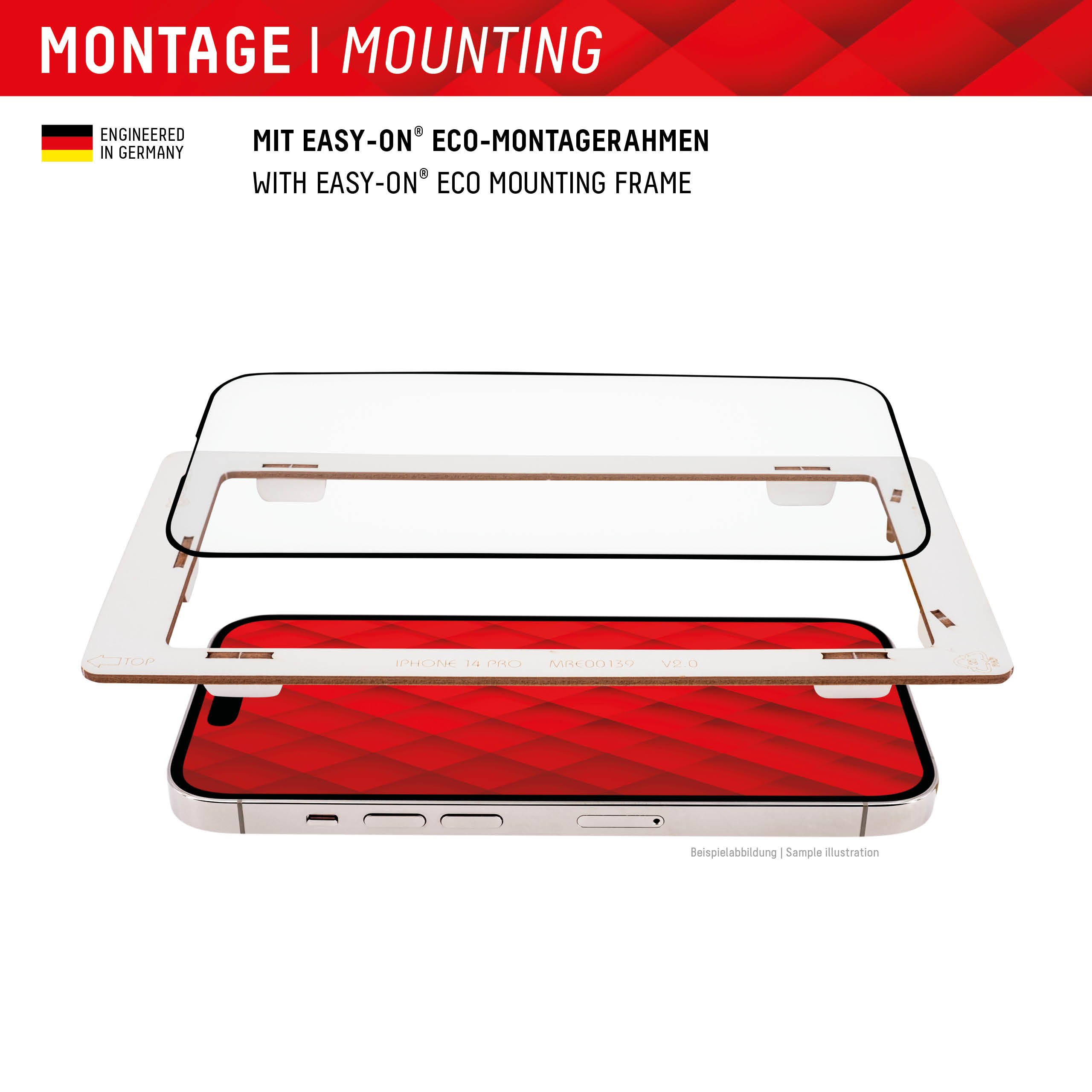 Displex Real Glass Full Cover Panzerglas 10H für Apple iPhone 15 / iPhone 15 Pro Transparent