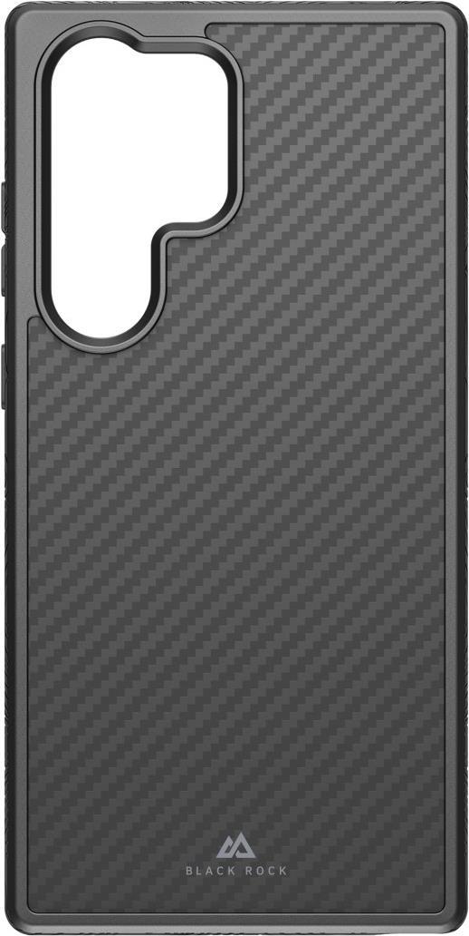 Rock Rock Cover Robust Carbon für Samsung Galaxy S23 Ultra, schwarz (00220407)