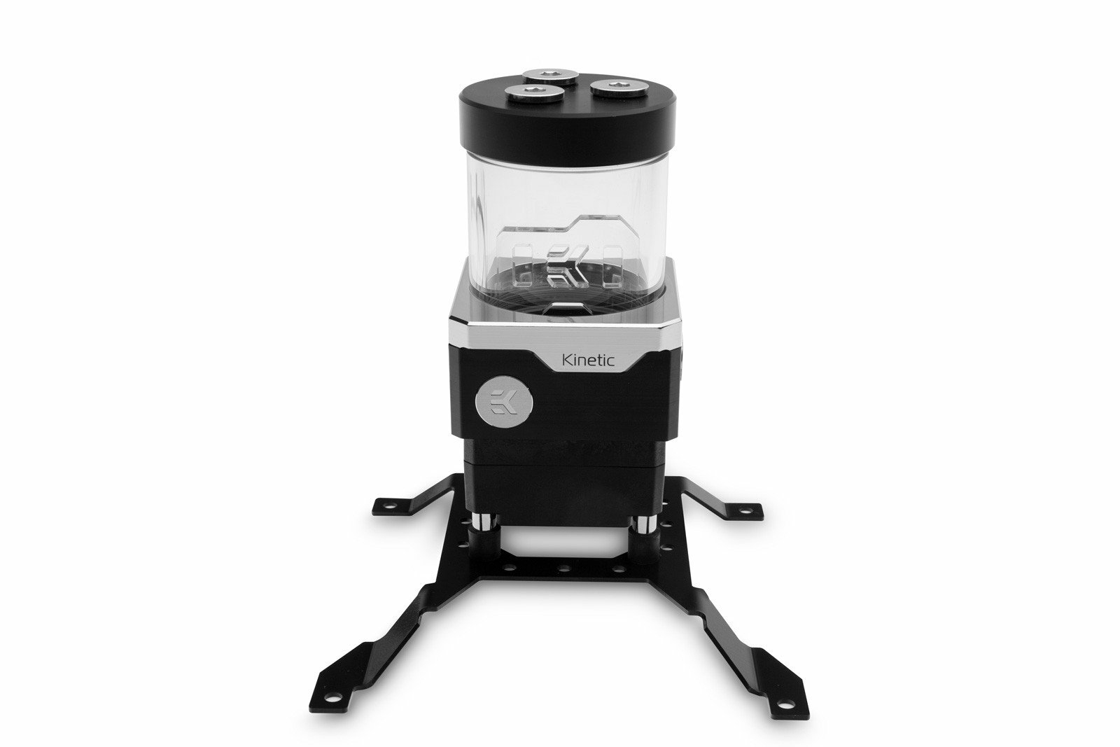 EK Water Blocks Loop Uni Pump Reservoir Bracket Montageplatte Stahl 140 mm Schwarz