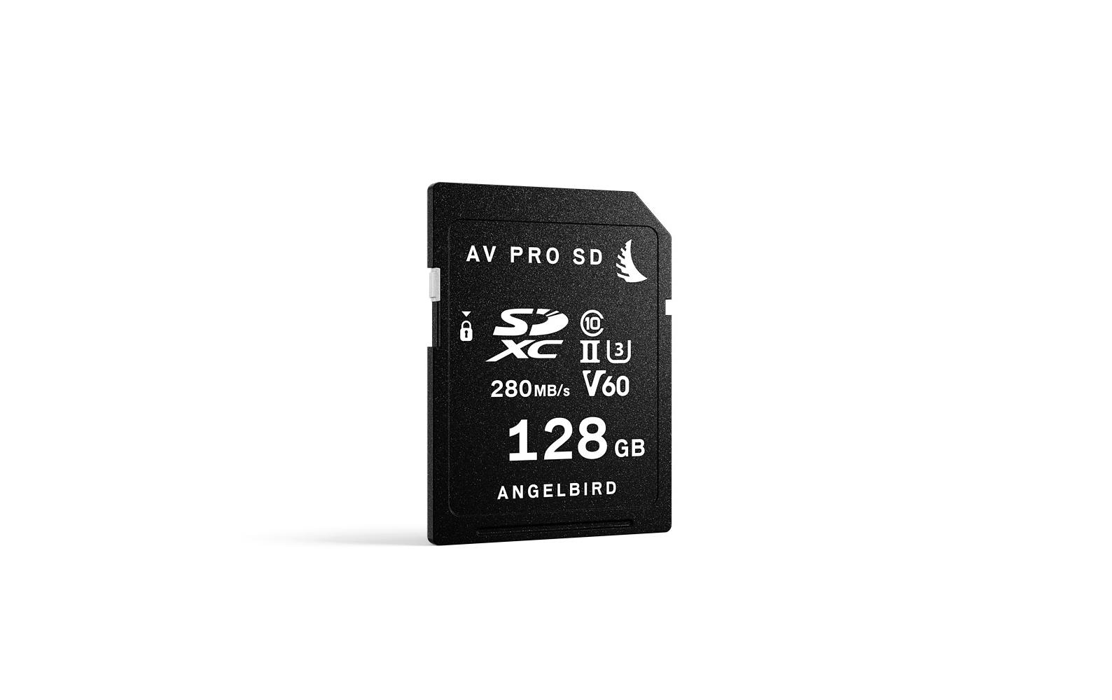 Angelbird AV PRO SD V60 MK2 128 GB SDXC UHS-II Schwarz