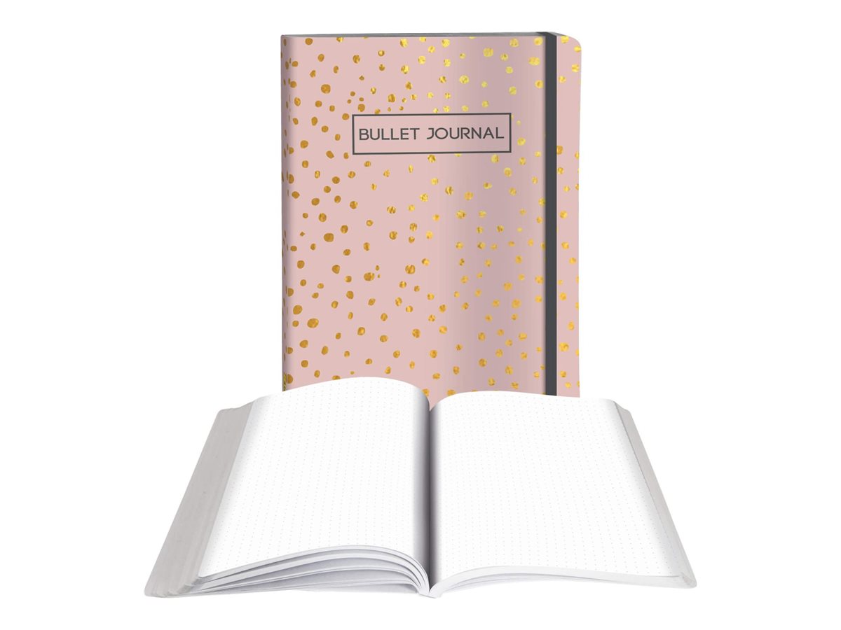 ONLINE Bullet Journal Spotlights Rose Punktraster Notizbuch A5 96 Blatt Softcover Rosé