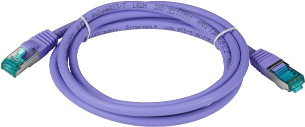 EFB-Elektronik RJ45 Patchkabel Cat.6A S/FTP LSZH violett 50m Hersteller: EFB Elektronik (MK6001.50VI)