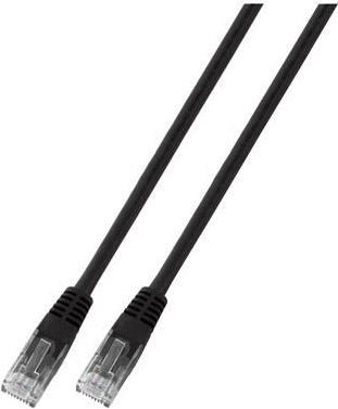 EFB-Elektronik RJ45 Patchkabel Cat.6 U/UTP PVC CCA schwarz 3m Hersteller: EFB Elektronik (K8100SW.3)