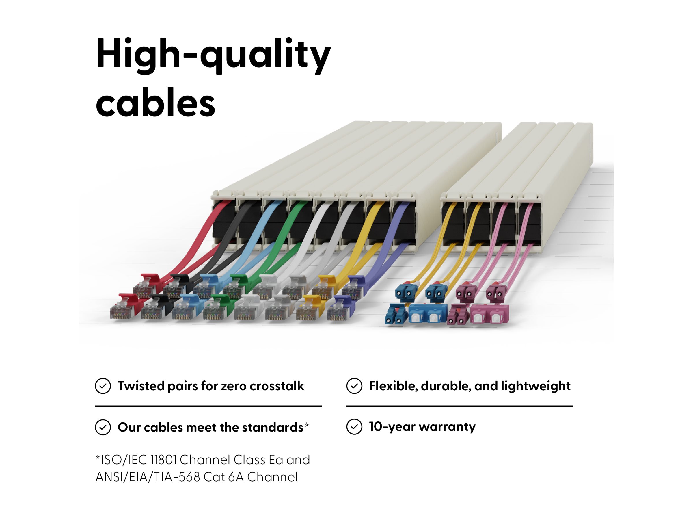 PATCHBOX patchbox.one Cassette 8RU Cat 6a U/UTP 0,8 m Blau