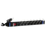 DSIT DS-8PDU-C13 Stromverteilereinheit (PDU) 8 AC-Ausgänge 1U Schwarz (DS-8PDU-C13)