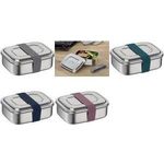 THERMOS Brotdose THERMOcafé SANDWICH BOX, 0,8 L, rosa einwandiger Edelstahl, Inhalt gut verpackt mit Textilband, - 1 Stück (4168.284.080)