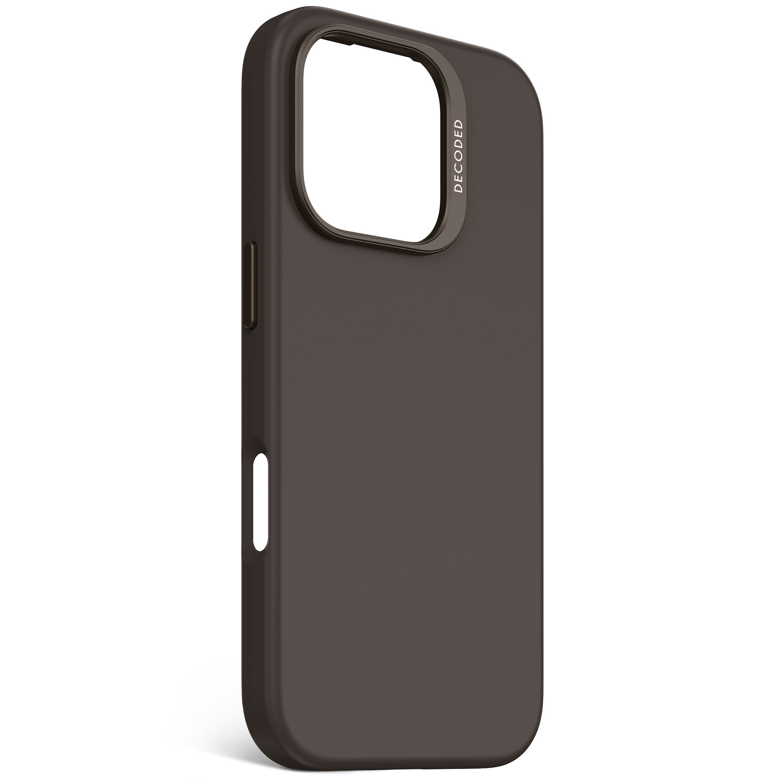 Decoded AntiMicrobial Silicone Backcover für iPhone 16 Pro Schwarz