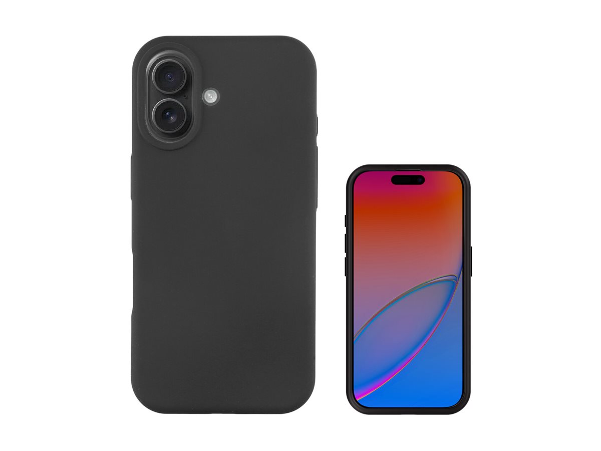 4smarts Cupertino Silikon Case für Apple iPhone 17 6,3" Schwarz