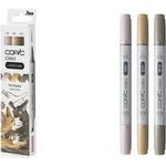 COPIC Ciao Pet Palette Layoutmarker-Set farbsortiert 1,0 + 6,0 mm, 3 St. (220750302)