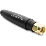 Delock LTE Antenne SMA Stecker 1,82 dBi omnidirektional starr schwarz (90694)