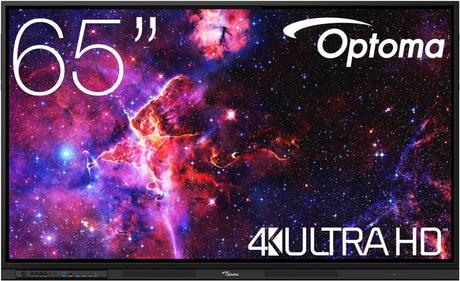 Optoma 3653RK Digital Signage Touch Display 165 cm (65") 4K UHD 3840 x 2160, 450 cd/m², HDMI, DisplayPort, VGA, USB, LAN, Android 14 (H1F0H06BW101)