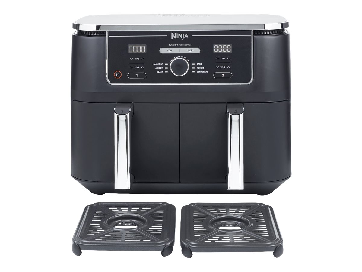 Ninja Foodi MAX Dual Zone AF400EU Heißluftfritteuse 9,5 L 2,47 kW Schwarz